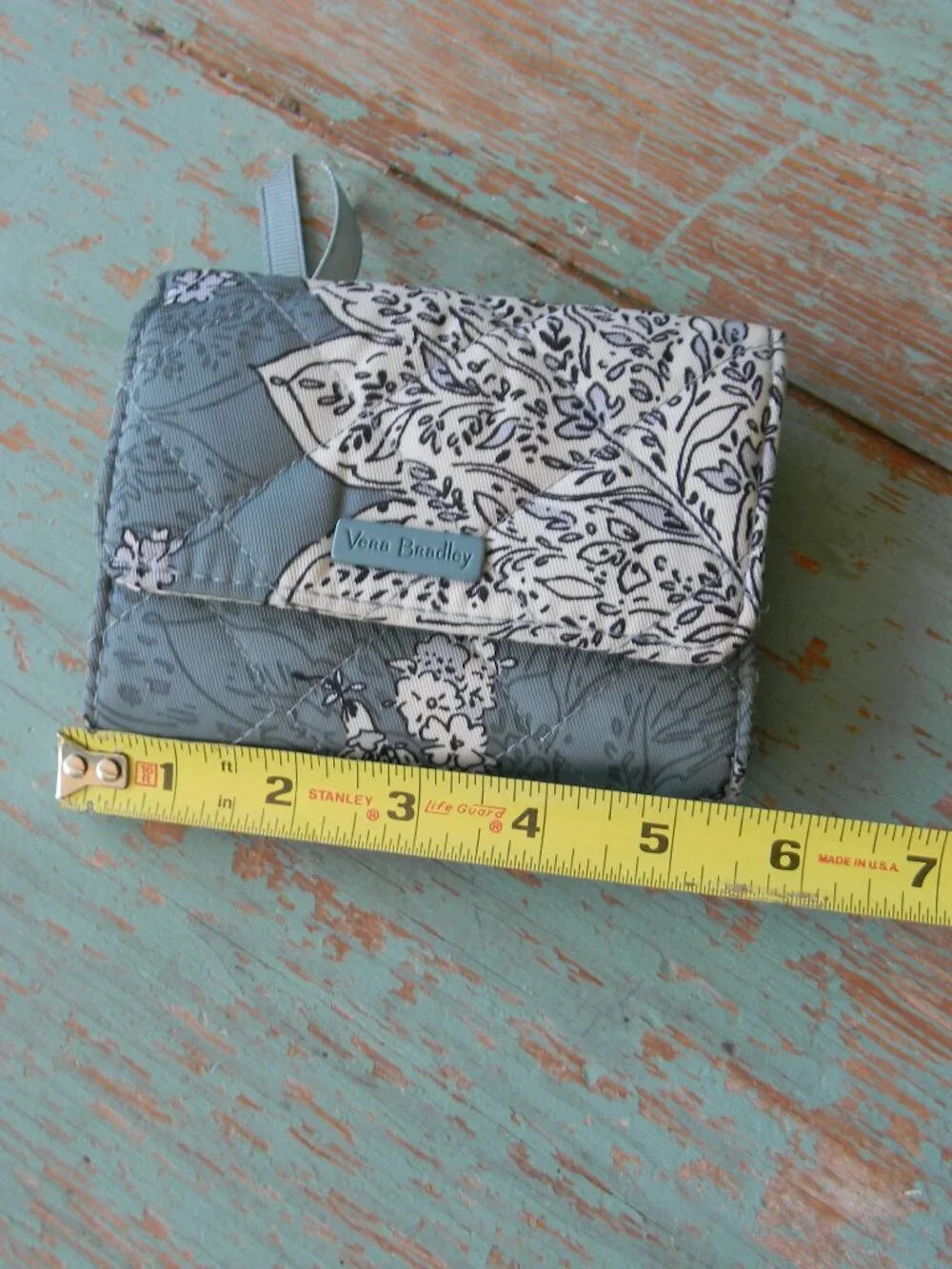Vera Bradley TIGER LILY SMALL COMPACT RFID TRIFOLD WALLET